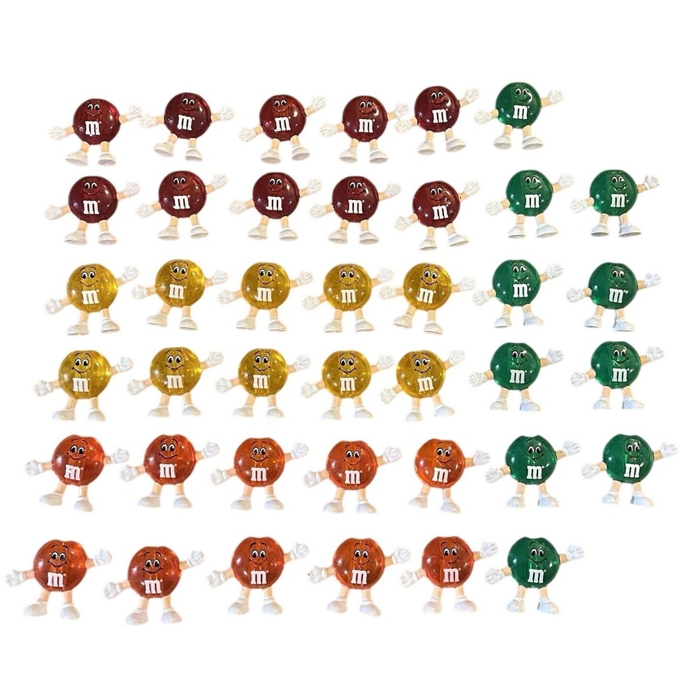 40 Vintage M&M MM Christmas Happy Lights String Light Covers 1990s Lot